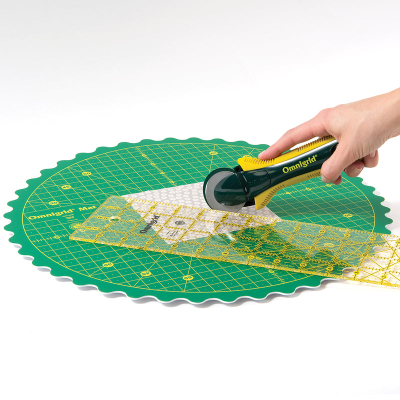 Chargez l'image dans la visionneuse de la galerie, 14WGR|Omnigrid 360 Rotating Cutting Mat, 14"