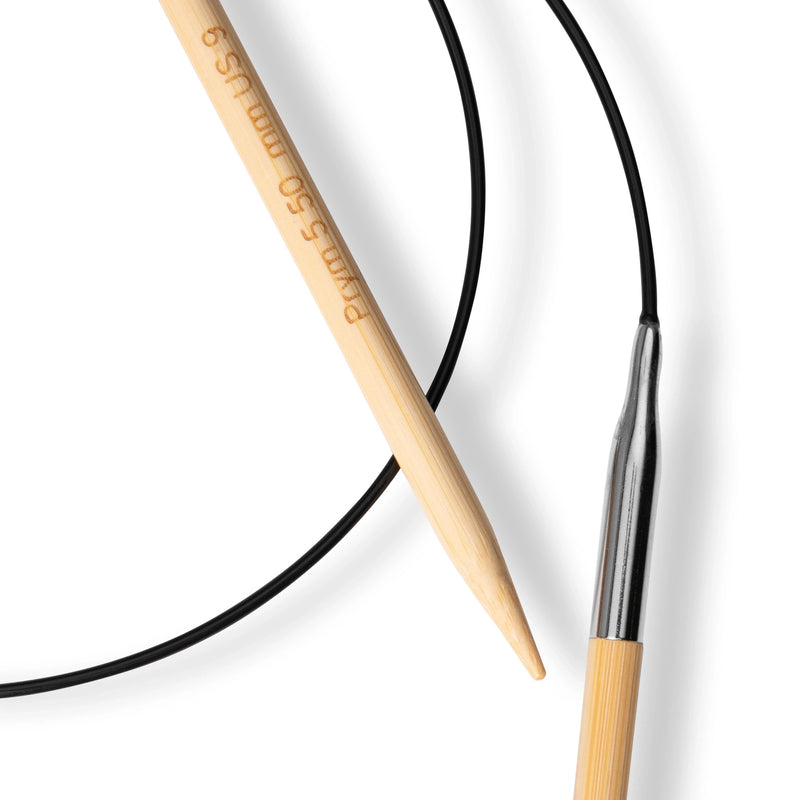 Chargez l'image dans la visionneuse de la galerie, 222509|Prym 32" (80 cm) Circular Bamboo Knitting Needles, US 9 (5.5 mm)