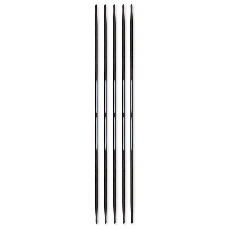Chargez l'image dans la visionneuse de la galerie, 194180|Prym 6" Ergonomic Double Point Knitting Needles, Carbon, 2.0mm