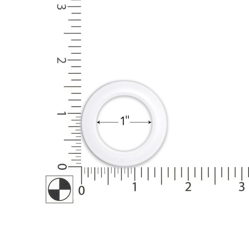 Chargez l'image dans la visionneuse de la galerie, 44371|Dritz 1" Plastic Curtain Grommets, White, 8 Sets
