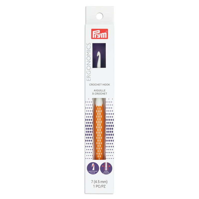 Chargez l'image dans la visionneuse de la galerie, 57203|Prym Ergonomic Crochet Hook, US 7 (4.5mm)