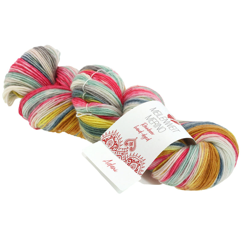 Chargez l'image dans la visionneuse de la galerie, 28297005|Lana Grossa Hand Dyed Meilenweit 100 Merino Rainbow Yarn, Adani