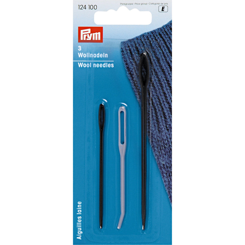 Chargez l'image dans la visionneuse de la galerie, 124100|Prym Plastic Wool Needles, Assorted, 3 pc