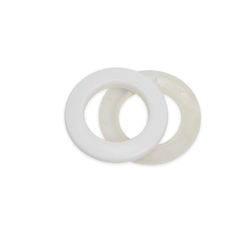 Chargez l'image dans la visionneuse de la galerie, 44371|Dritz 1" Plastic Curtain Grommets, White, 8 Sets