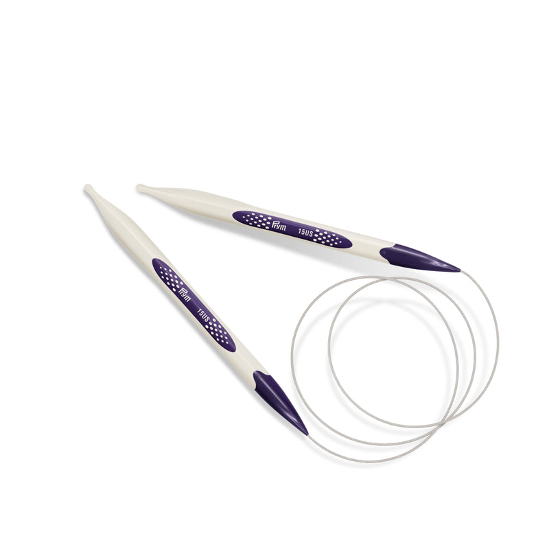 Chargez l'image dans la visionneuse de la galerie, 57091|Prym 32" Ergonomic Circular Knitting Needles, US 15 (10mm)