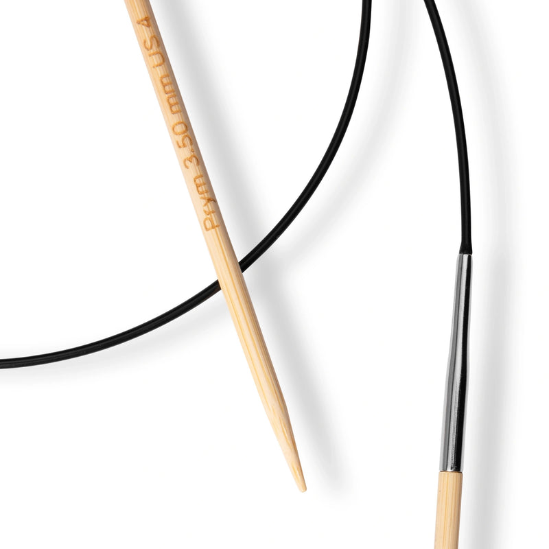 Chargez l'image dans la visionneuse de la galerie, 222505|Prym 32" (80 cm) Circular Bamboo Knitting Needles, US 4 (3.5 mm)