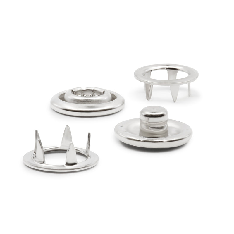 Chargez l'image dans la visionneuse de la galerie, BK117|Dritz 7∕16" Open-Ring Snaps & Tools, 60 Sets, Nickel