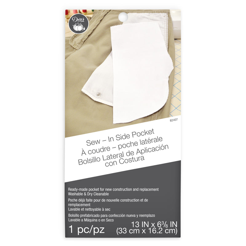 Chargez l'image dans la visionneuse de la galerie, 82407|Dritz Sew-In Side Replacement Pocket