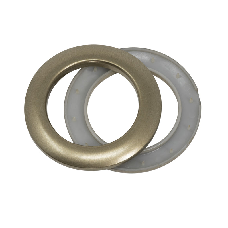 Chargez l'image dans la visionneuse de la galerie, 44369|Dritz 1-9/16" Plastic Curtain Grommets, Antique Gold, 8 Sets