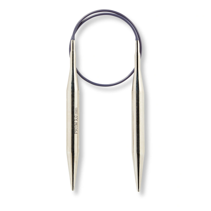 Chargez l'image dans la visionneuse de la galerie, 212220|Prym 16" Circular Brass Knitting Needles, 9mm