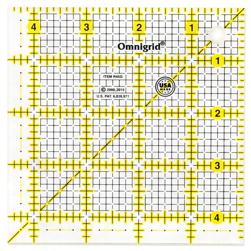 Chargez l'image dans la visionneuse de la galerie, R45G|Omnigrid Square Grid Ruler, 4-1/2" x 4-1/2"