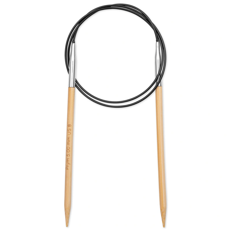 Chargez l'image dans la visionneuse de la galerie, 222508|Prym 32" (80 cm) Circular Bamboo Knitting Needles, US 8 (5 mm)
