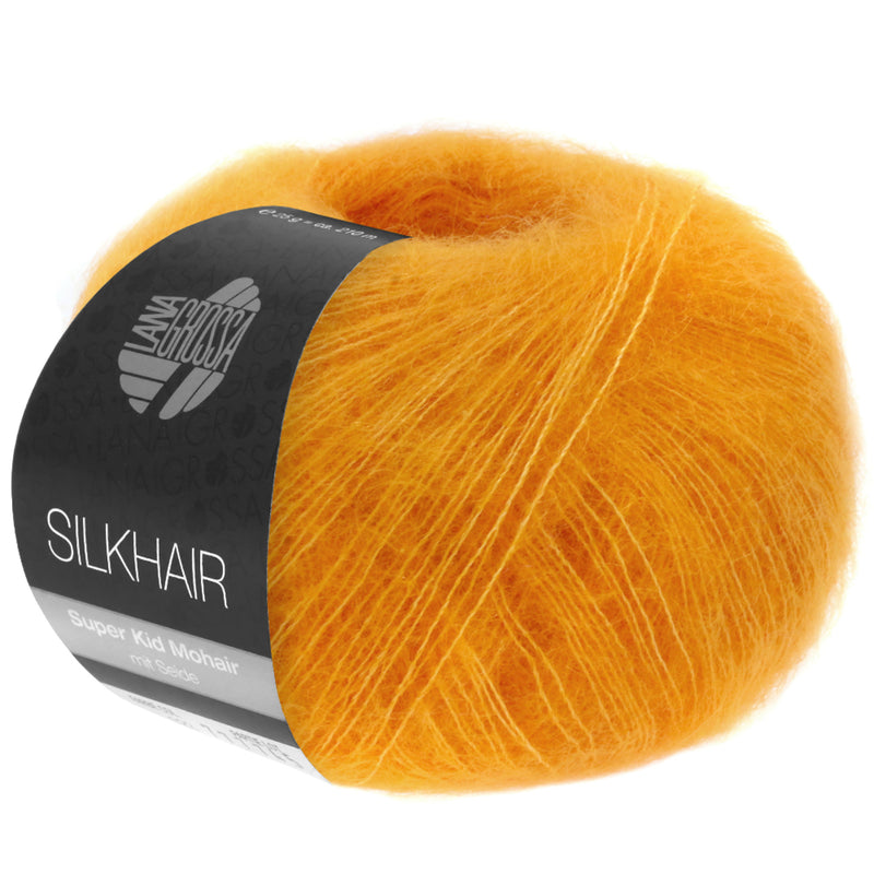 Chargez l'image dans la visionneuse de la galerie, 5710176|Lana Grossa Silkhair Yarn, Golden Yellow