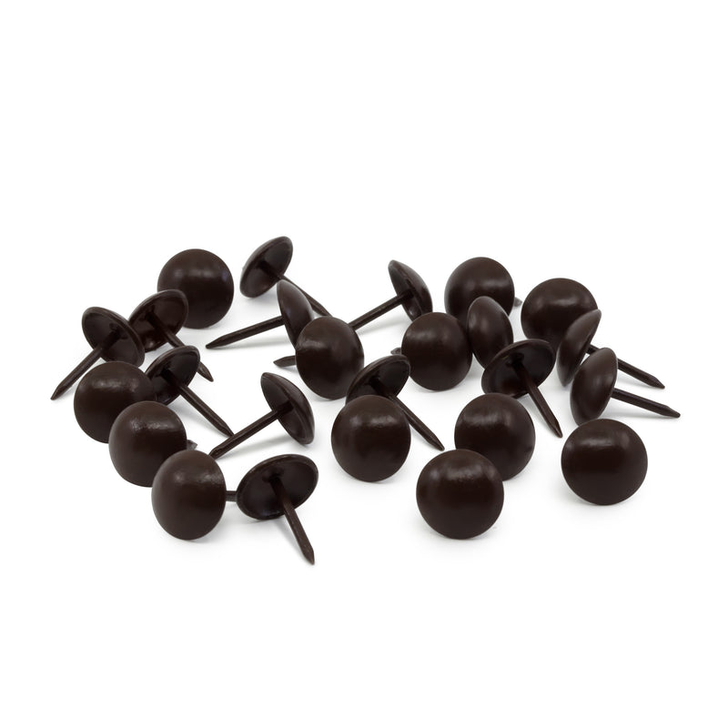 Chargez l'image dans la visionneuse de la galerie, 9018|Dritz 7/16" Smooth Decorative Nails, Brown, 24 pc