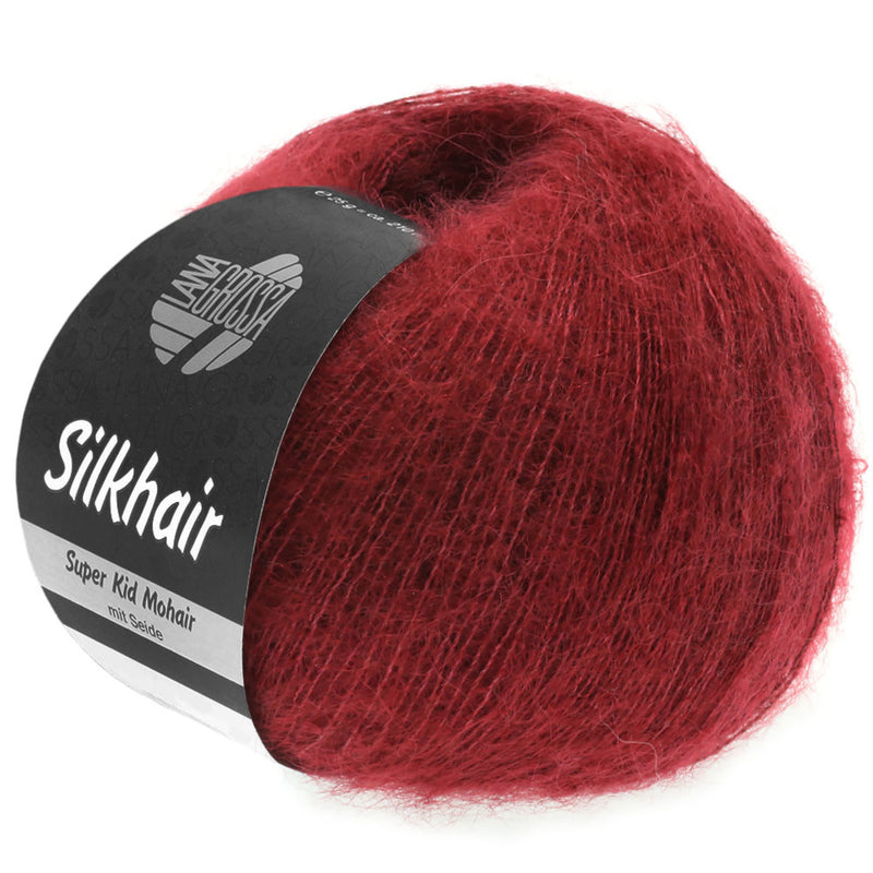 Chargez l'image dans la visionneuse de la galerie, 5710113|Lana Grossa Silkhair Yarn, Bordeaux