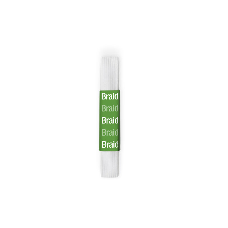 Chargez l'image dans la visionneuse de la galerie, 9332W|Dritz 1/2" White Braided Elastic, 1-1/2 yd