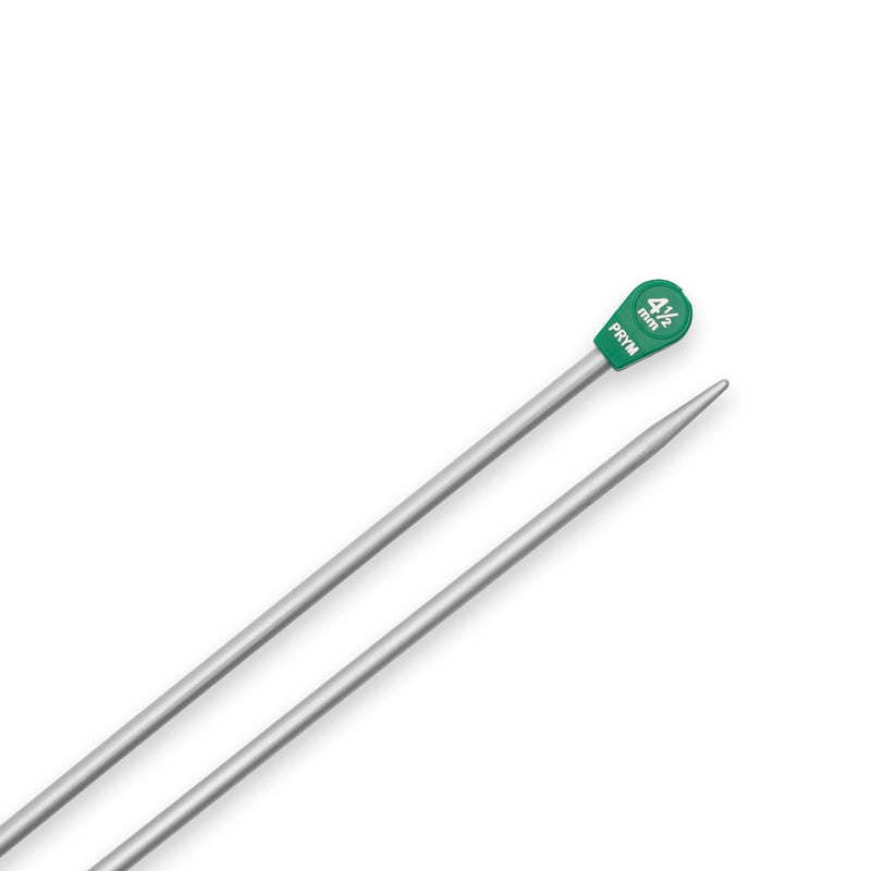 Chargez l'image dans la visionneuse de la galerie, 191477|Prym 16" Single Point Aluminum Knitting Needles, 4.5mm