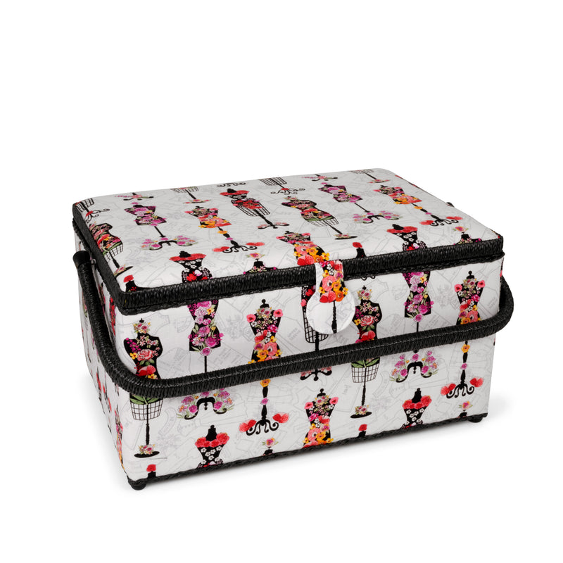 Chargez l'image dans la visionneuse de la galerie, Z10033-221|Dritz Rectangular Sewing Basket, XL