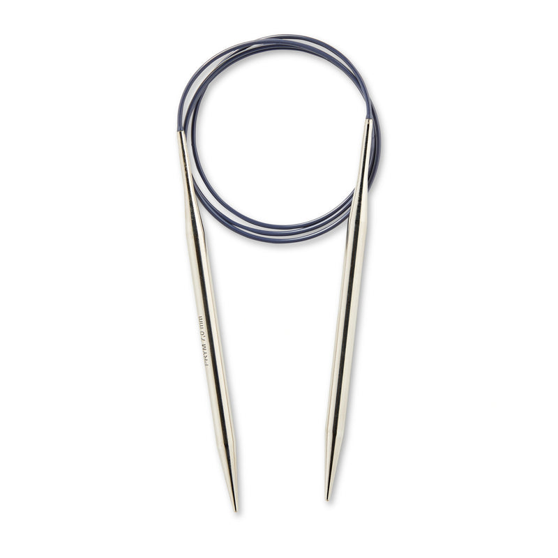 Chargez l'image dans la visionneuse de la galerie, 212196|Prym 40" Circular Brass Knitting Needles, 7mm