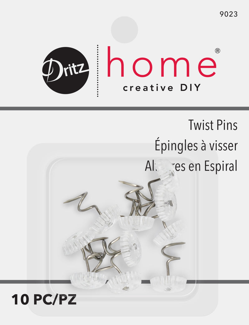 Chargez l'image dans la visionneuse de la galerie, 9023|Dritz Twist Pins, Clear, 10 pc