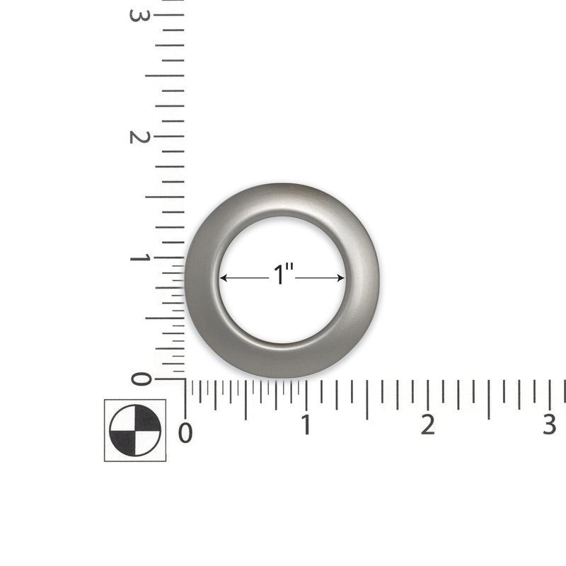 Chargez l'image dans la visionneuse de la galerie, 44458|Dritz 1" Plastic Curtain Grommets, Pewter, 8 Sets