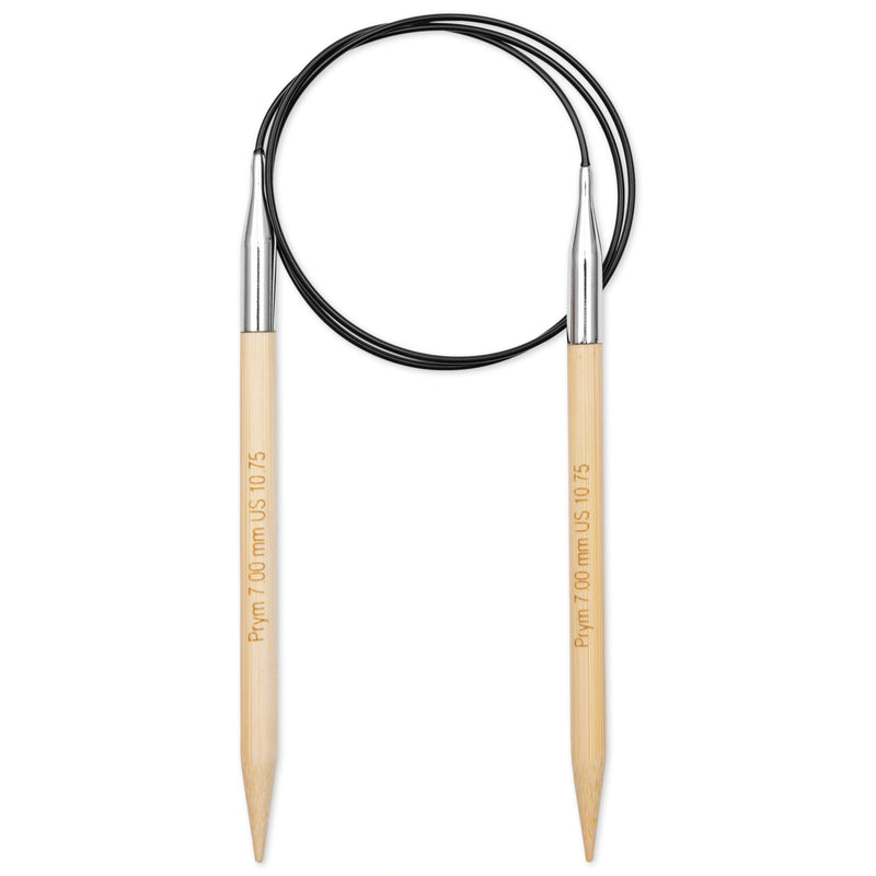 Chargez l'image dans la visionneuse de la galerie, 222511|Prym 32" (80 cm) Circular Bamboo Knitting Needles (7 mm)