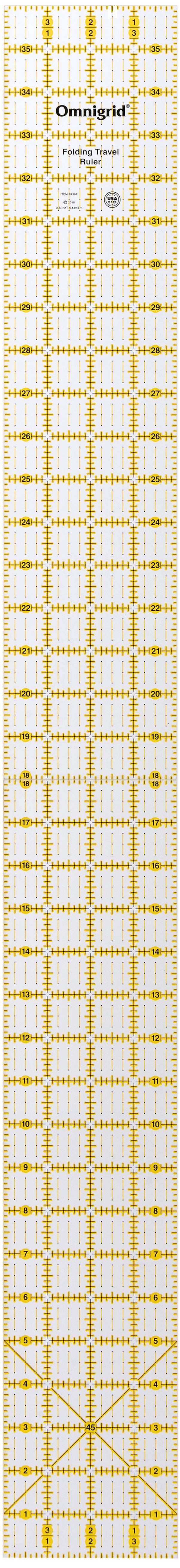 Chargez l'image dans la visionneuse de la galerie, R436F|Omnigrid RECTANGLE FOLDING RULER