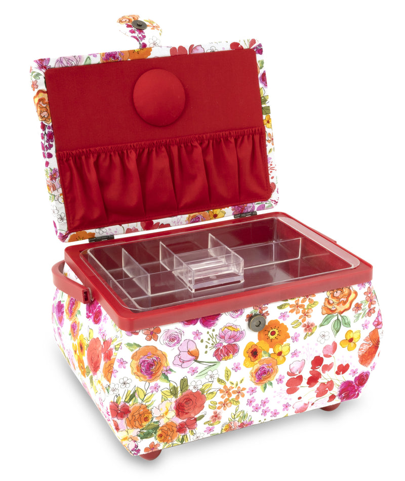Cargue la imagen en el visor de la galería, Z10237-221|Dritz Curved Sewing Basket, Large