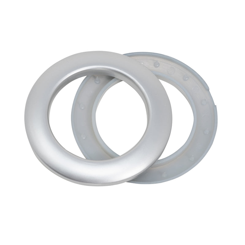 Chargez l'image dans la visionneuse de la galerie, 44363|Dritz 1-9/16" Plastic Curtain Grommets, Brushed Silver, 8 Sets