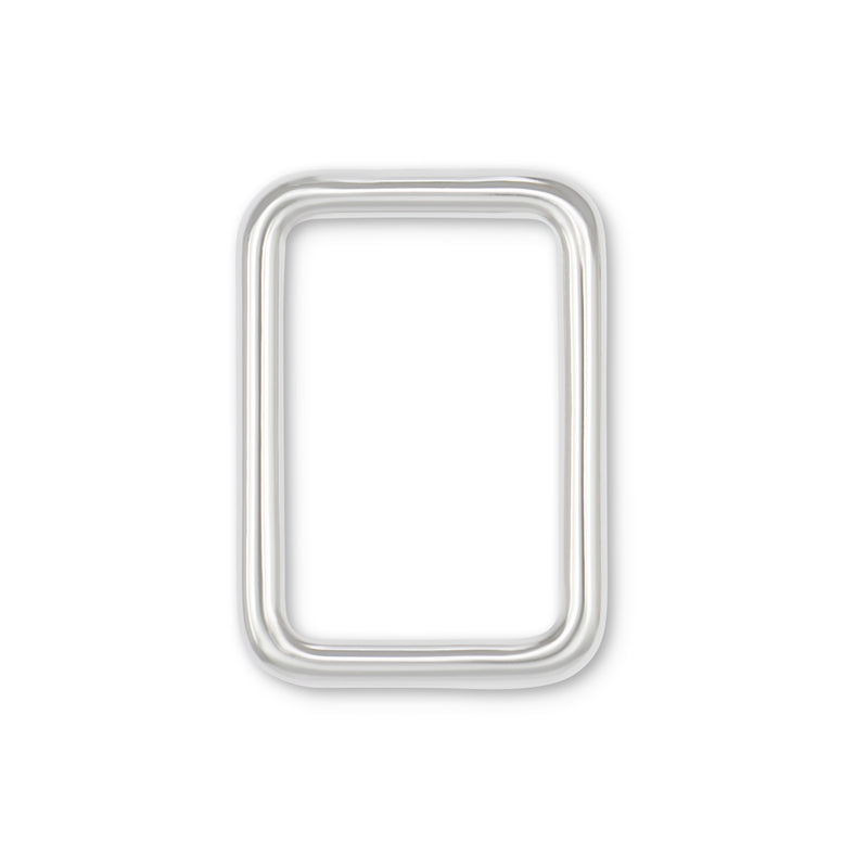 Chargez l'image dans la visionneuse de la galerie, BK144|Dritz 1" Rectangle Rings, Nickel, 12 pc