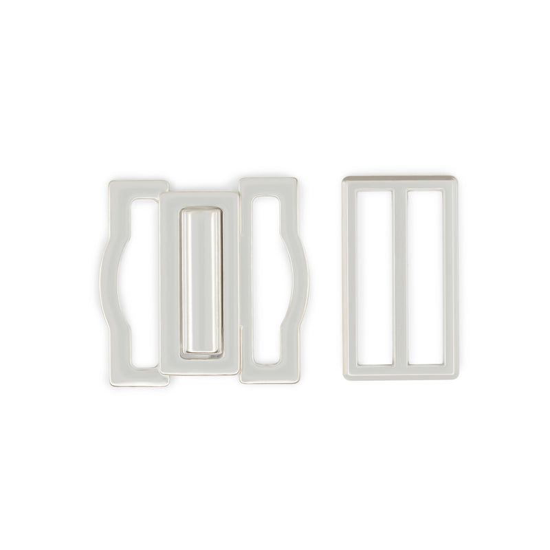Chargez l'image dans la visionneuse de la galerie, 741|Dritz Cummerbund Buckle Set, Nickel