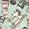 Chargez l'image dans la visionneuse de la galerie, swatch_Green Sewing Print|Green Sewing Print