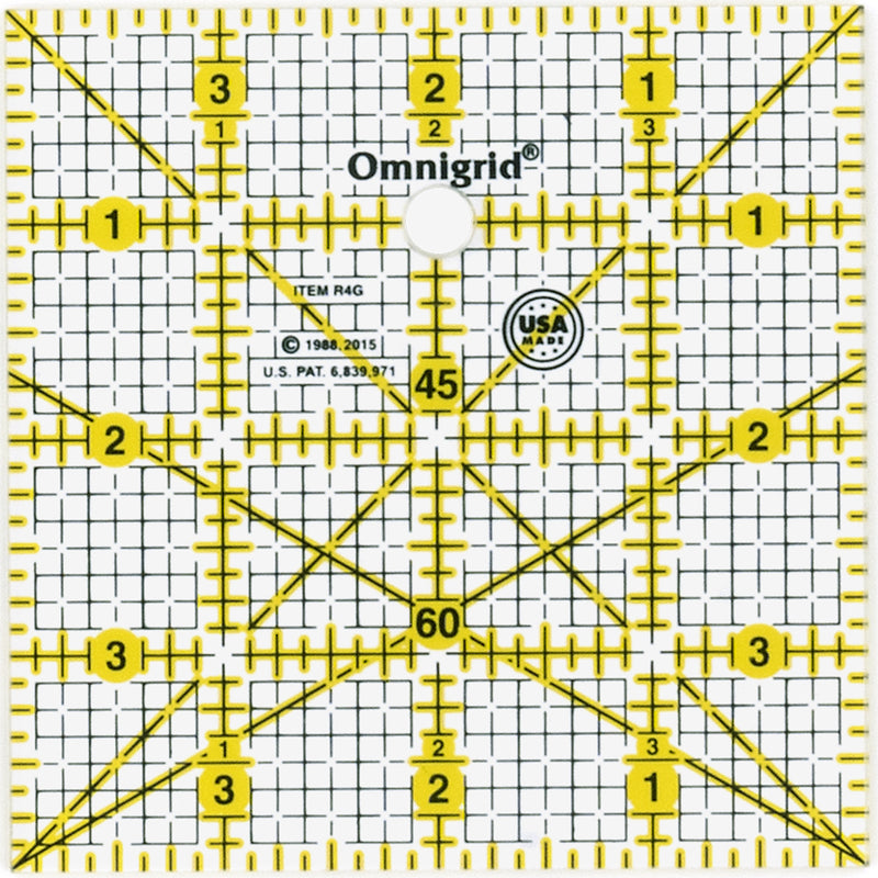 Chargez l'image dans la visionneuse de la galerie, R4G|Omnigrid Square Grid Ruler, 4" x 4"
