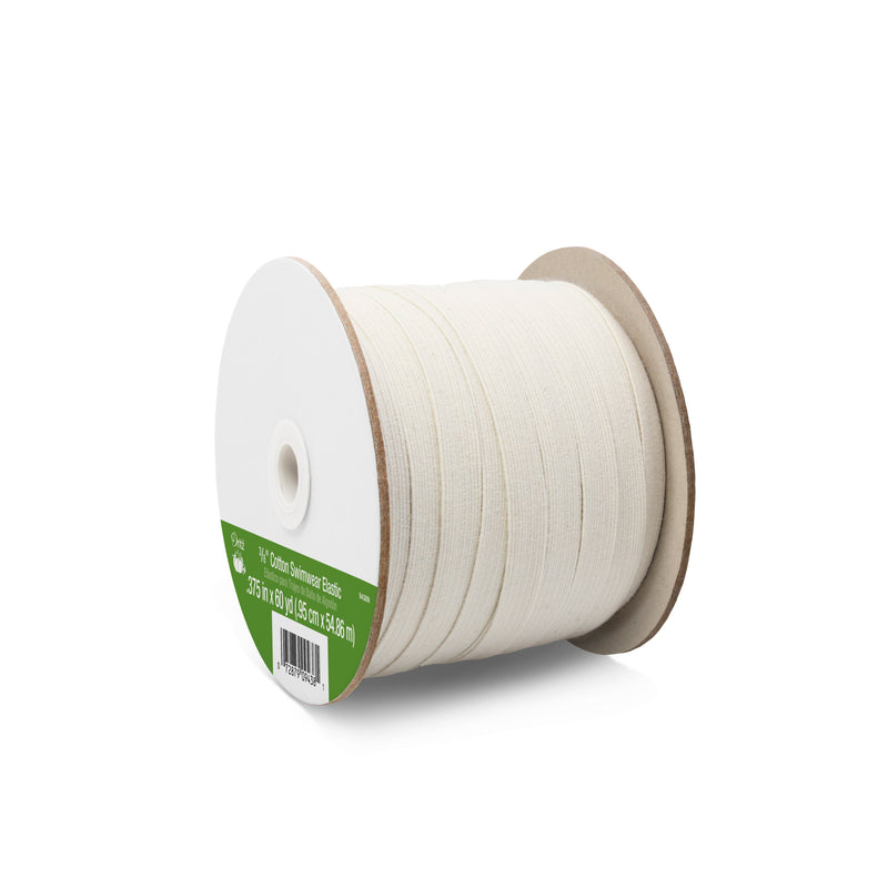Chargez l'image dans la visionneuse de la galerie, 9438N|Dritz 3/8" Cotton Swimwear Elastic, Natural, 60 yd