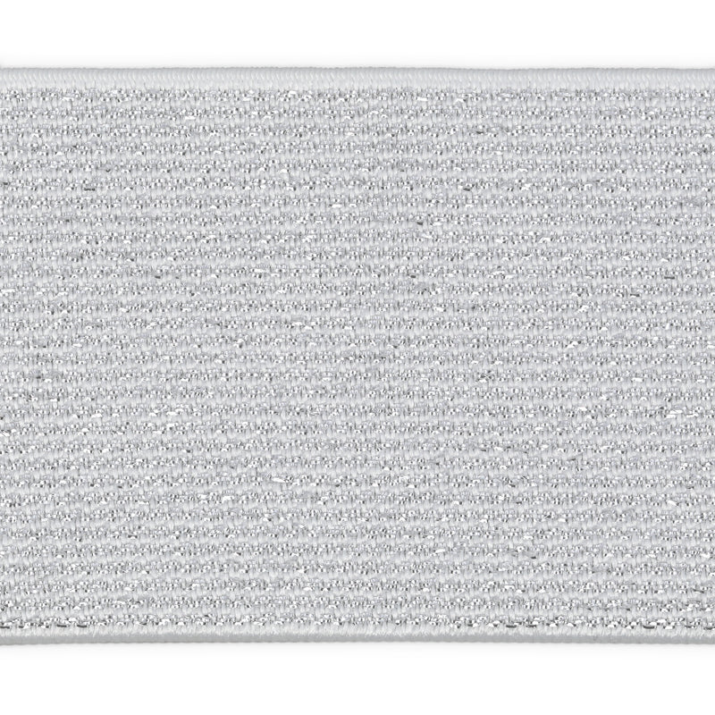 Chargez l'image dans la visionneuse de la galerie, 9578S|Dritz 1-3/4" Metallic Waistband Elastic, Silver Metallic, 2 yd