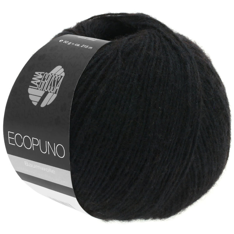 Chargez l'image dans la visionneuse de la galerie, 13310016|Lana Grossa Ecopuno Yarn, Black