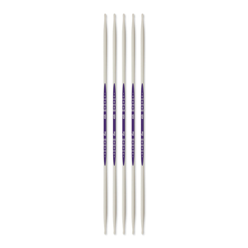 Chargez l'image dans la visionneuse de la galerie, 57052|Prym 8" Ergonomic Double Point Knitting Needles, US 4 (3.5mm)