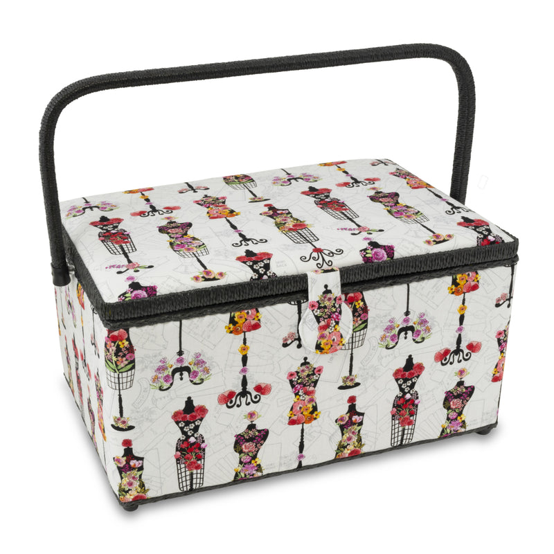 Chargez l'image dans la visionneuse de la galerie, Z10033-221|Dritz Rectangular Sewing Basket, XL