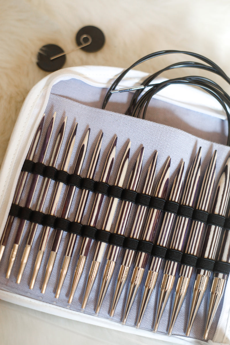Chargez l'image dans la visionneuse de la galerie, 223801|Prym Circular Knitting Needles Set, Interchangeable, Wood, 4-10mm