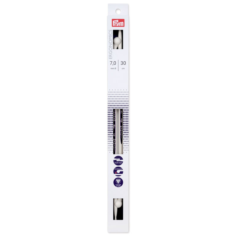 Chargez l'image dans la visionneuse de la galerie, 190310|Prym 12" Ergonomic Single Point Knitting Needles, 7mm