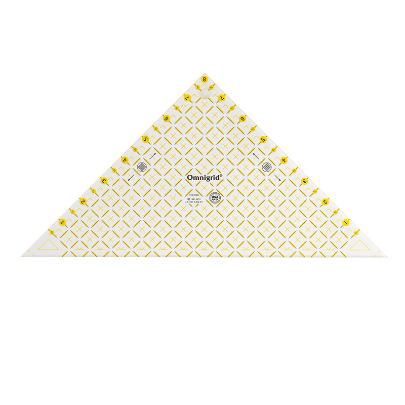 Chargez l'image dans la visionneuse de la galerie, R96L|Omnigrid Right Triangle Ruler, 8" Half-Square Triangles