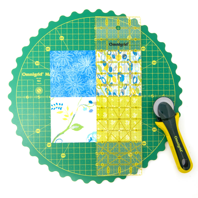 Chargez l'image dans la visionneuse de la galerie, 14WGR|Omnigrid 360 Rotating Cutting Mat, 14"