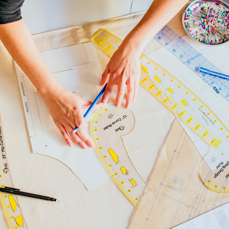 Chargez l'image dans la visionneuse de la galerie, 855|Dritz Design Ruler Trio, 3 Sewing Rulers, Clear