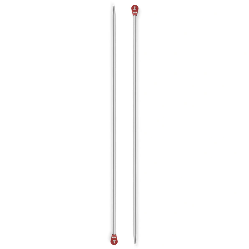 Chargez l'image dans la visionneuse de la galerie, 191478|Prym 16" Single Point Aluminum Knitting Needles, 5mm