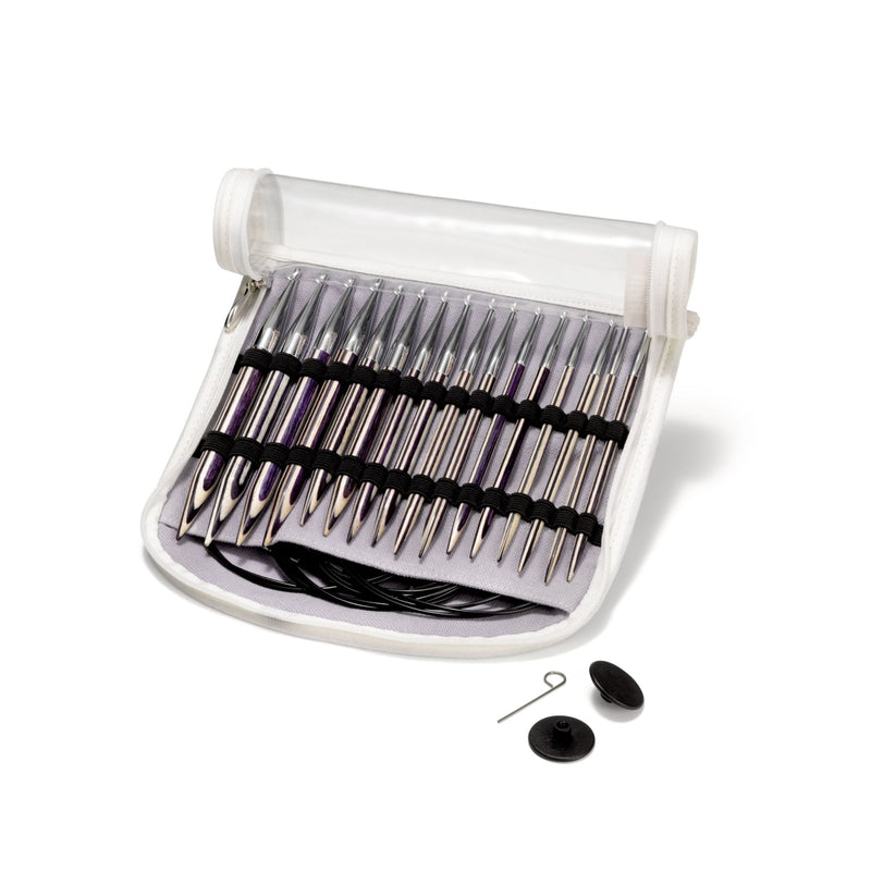 Chargez l'image dans la visionneuse de la galerie, 223801|Prym Circular Knitting Needles Set, Interchangeable, Wood, 4-10mm