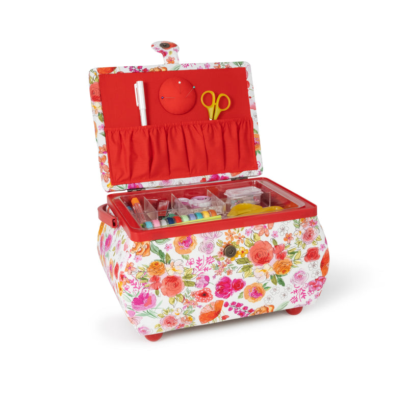Cargue la imagen en el visor de la galería, Z10237-221|Dritz Curved Sewing Basket, Large