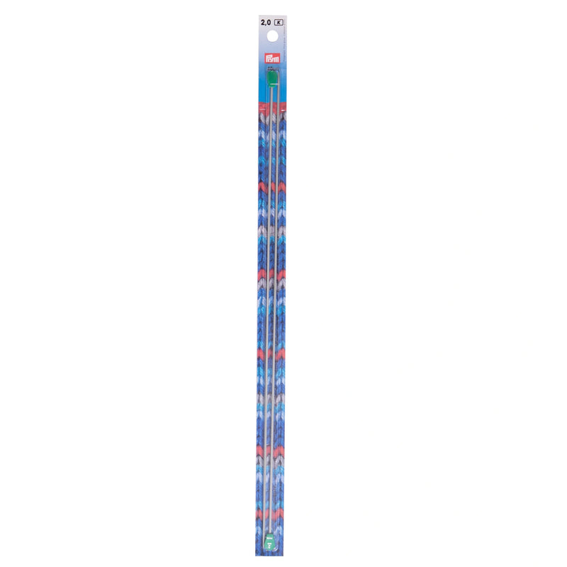 Chargez l'image dans la visionneuse de la galerie, 191472|Prym 16" Single Point Aluminum Knitting Needles, 2mm