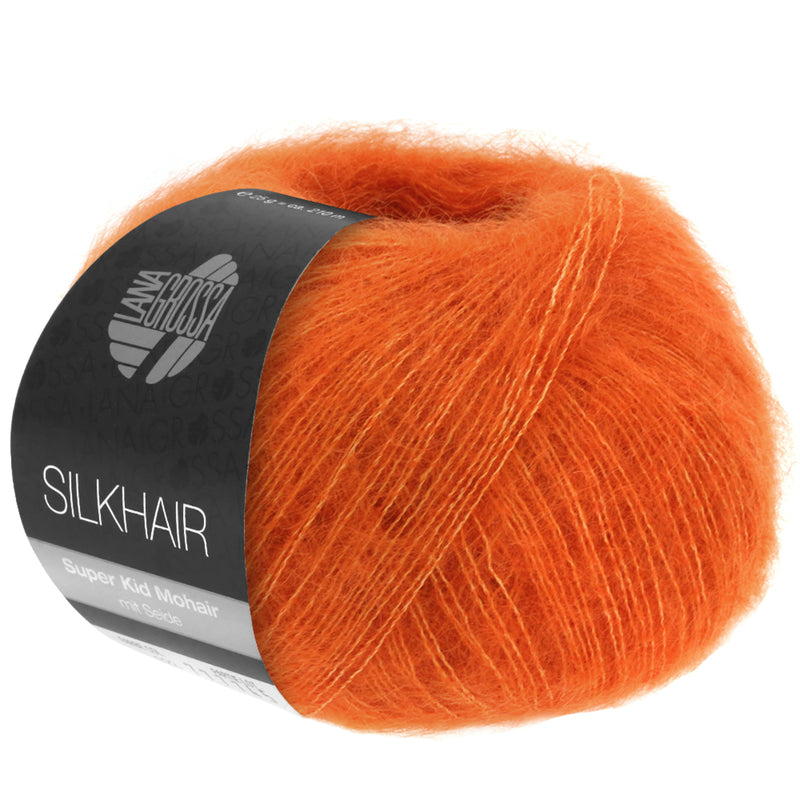 Chargez l'image dans la visionneuse de la galerie, 5710171|Lana Grossa Silkhair Yarn, Orange