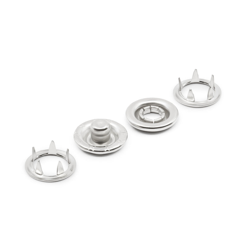 Chargez l'image dans la visionneuse de la galerie, BK117|Dritz 7∕16" Open-Ring Snaps & Tools, 60 Sets, Nickel