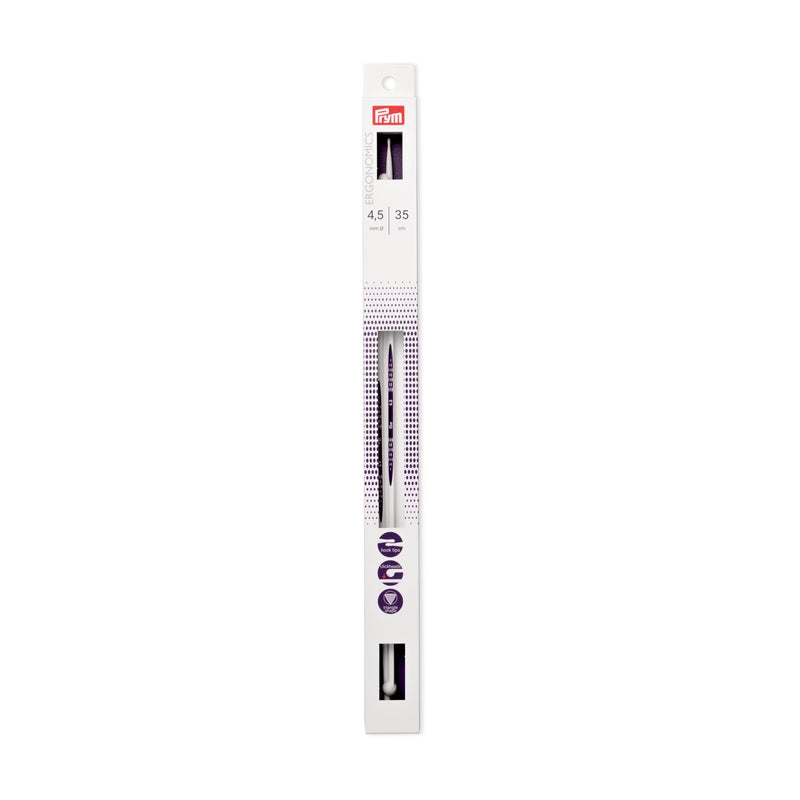 Chargez l'image dans la visionneuse de la galerie, 190355|Prym 14" Ergonomic Single Point Knitting Needles, 4.5mm